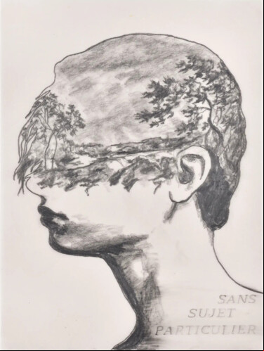 Drawing titled "Frederic malette "S…" by Frédéric  Malette, Original Artwork, Graphite